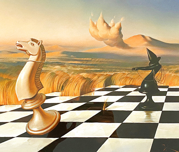 Taming of the Shrew by Vladimir Kush
