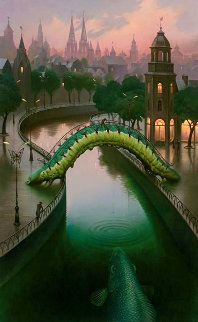 Fish in the City Limited Edition Print - Vladimir Kush Fish in the City Limited Edition Print - Vladimir Kush