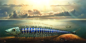 Crusaders Limited Edition Print - Vladimir Kush Crusaders Limited Edition Print - Vladimir Kush