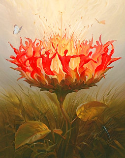 Fiery Dance 2001 Limited Edition Print - Vladimir Kush