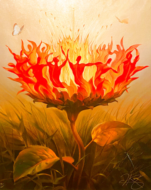Fiery Dance 2001 Limited Edition Print by Vladimir Kush