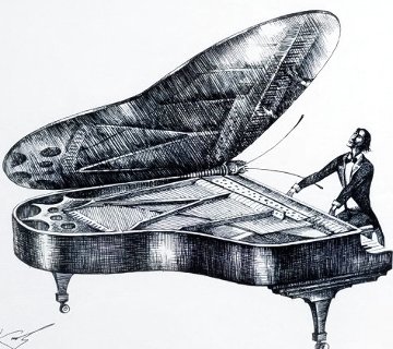 Moonlight Sonata Limited Edition Print - Vladimir Kush Moonlight Sonata Limited Edition Print - Vladimir Kush