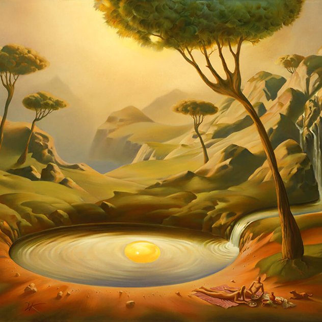 Breakfast on the Lake 2000 Limited Edition Print by Vladimir Kush