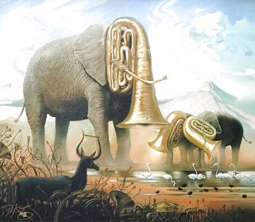 African Sonata AP 2012 Limited Edition Print - Vladimir Kush African Sonata AP 2012 Limited Edition Print - Vladimir Kush