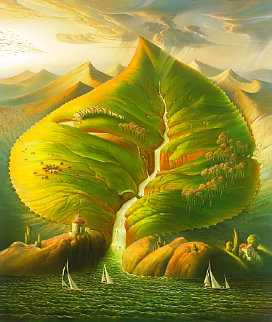Ocean Sprouts 2006 Limited Edition Print - Vladimir Kush Ocean Sprouts 2006 Limited Edition Print - Vladimir Kush