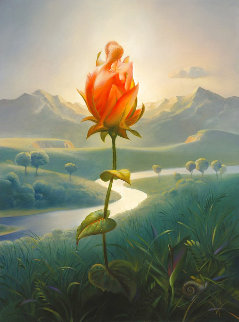 Morning Blossom 2006 Limited Edition Print - Vladimir Kush Morning Blossom 2006 Limited Edition Print - Vladimir Kush