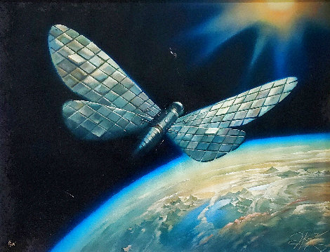 Winged Satellite 2006 Limited Edition Print - Vladimir Kush
