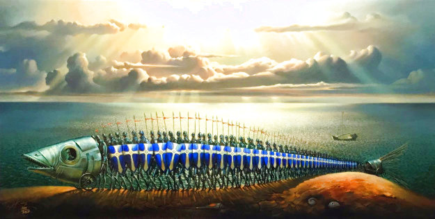 Crusaders Limited Edition Print - Vladimir Kush