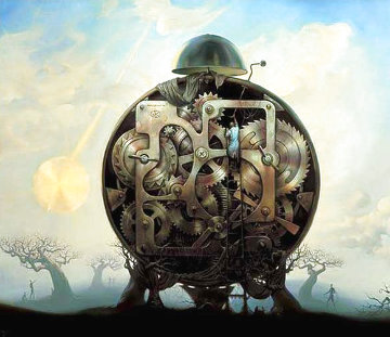 Millennium Watchman Limited Edition Print - Vladimir Kush Millennium Watchman Limited Edition Print - Vladimir Kush