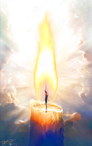 Candle II 2000 Limited Edition Print - Vladimir Kush