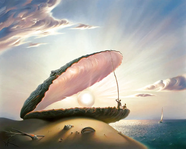 Pearl 2016 Limited Edition Print - Vladimir Kush