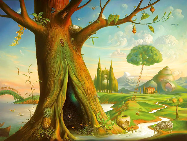 Tree of Life 2015 - Huge Limited Edition Print by Vladimir Kush