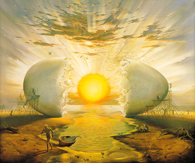 Sunrise by the Ocean AP Limited Edition Print - Vladimir Kush