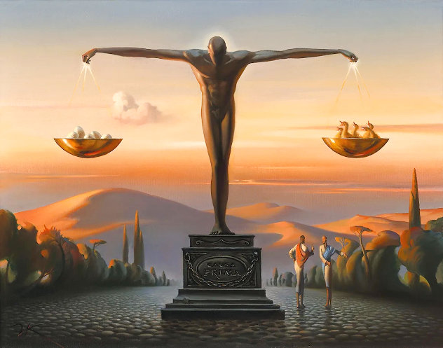 Pros and Cons Limited Edition Print by Vladimir Kush