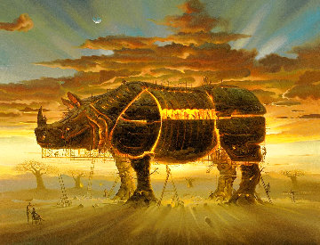 Trojan Horse Limited Edition Print - Vladimir Kush