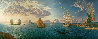 Mythology of the Oceans and Heavens - with Remarque Mural Size 37x80 Limited Edition Print by Vladimir Kush - 0