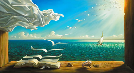 Diary of Discoveries  2015 - Huge Limited Edition Print - Vladimir Kush