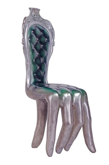 First Step (Green) Bronze Sculpture 2015 11 in Sculpture - Vladimir Kush