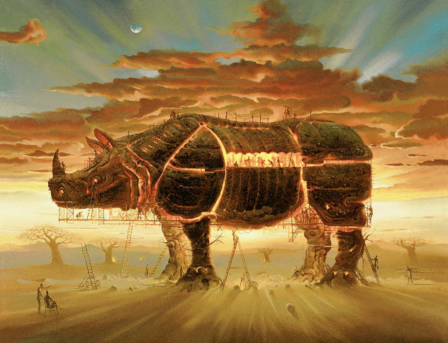 Trojan Horse 2012 Limited Edition Print by Vladimir Kush