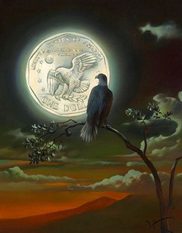 Two Birds AP 2008 Limited Edition Print - Vladimir Kush