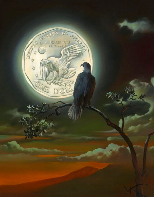 Two Birds AP 2008 - Wall Street by Vladimir Kush
