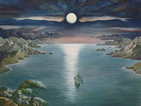 Magellans Voyage Limited Edition Print - Vladimir Kush