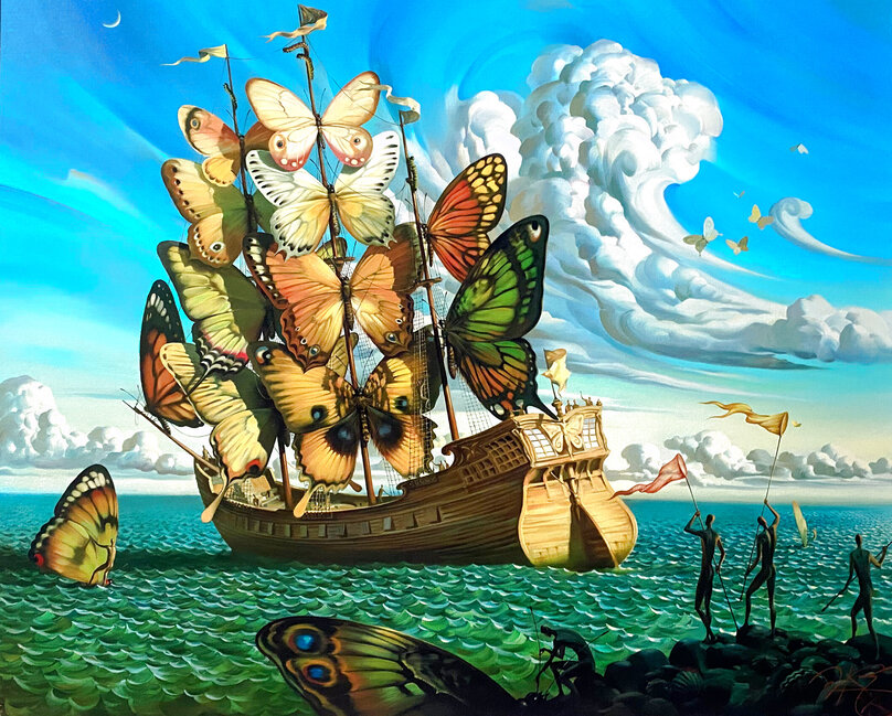 Gary Fenske Original Paintings, Watercolors, Drawings And Works On