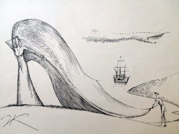 Princess Cinderella Sketch Works on Paper (not prints) - Vladimir Kush Princess Cinderella Sketch Works on Paper (not prints) - Vladimir Kush