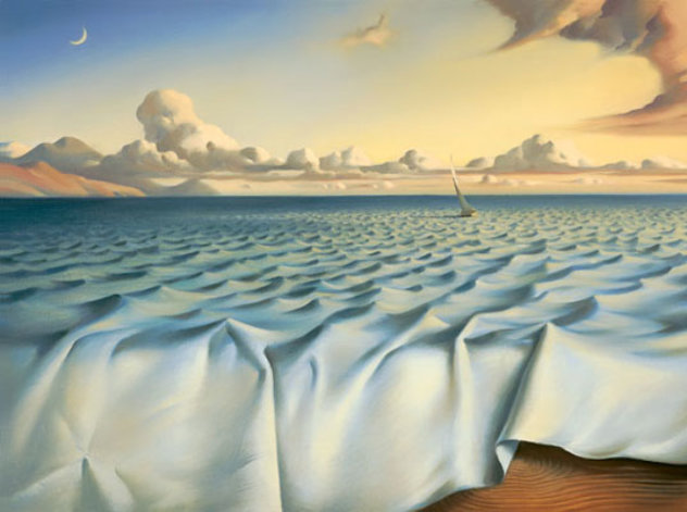 Ripples on the Ocean Limited Edition Print by Vladimir Kush