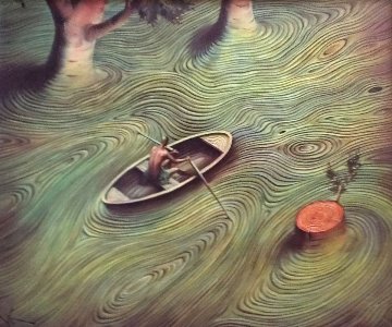 Current 2001 Limited Edition Print - Vladimir Kush Current 2001 Limited Edition Print - Vladimir Kush