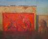 Fireworks 1989 35x41 Original Painting by Vladimir Kush - 0 Fireworks 1989 35x41 Original Painting by Vladimir Kush - 0