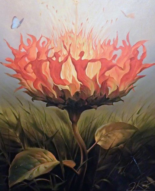 Fiery Dance 2001 Limited Edition Print by Vladimir Kush