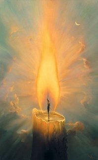 Candle 2000 Limited Edition Print - Vladimir Kush