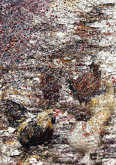 Chickens and Rowan 2011 70x50 Huge Original Painting - Vladimir Mukhin Chickens and Rowan 2011 70x50 Huge Original Painting - Vladimir Mukhin