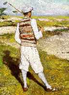 Expectation 2021 17x15 Pebble Beach Original Painting by Vladimir Mukhin - 2 Expectation 2021 17x15 Pebble Beach Original Painting by Vladimir Mukhin - 2