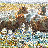 Golden Highlights 2012 32x70 - Huge Mural Size Original Painting by Vladimir Mukhin - 5