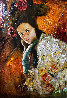 Girl and Roses 2009 31x22 Original Painting by Vladimir Mukhin - 1