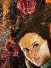 Girl and Roses 2009 31x22 Original Painting by Vladimir Mukhin - 5