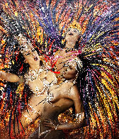 Rio Carnival 2011 54x46 Huge Original Painting by Vladimir Mukhin - 0