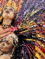 Rio Carnival 2011 54x46 Huge Original Painting by Vladimir Mukhin - 2