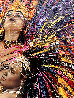 Rio Carnival 2011 54x46 - Huge - Brazil Original Painting by Vladimir Mukhin - 2
