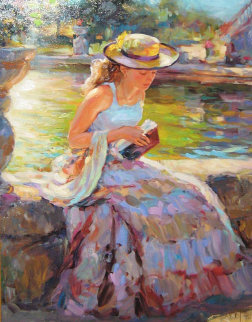 Sunday in the Park Embellished Limited Edition Print - Vladimir Volegov Sunday in the Park Embellished Limited Edition Print - Vladimir Volegov