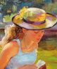 Sunday in the Park - Framed  Embellished Giclee on Canvas Limited Edition Print by Vladimir Volegov - 5