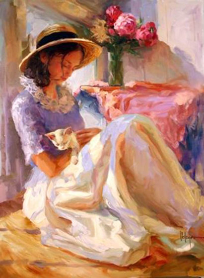 Pink Peonies 2005 40x30 Original Painting by Vladimir Volegov Pink Peonies 2005 40x30 Original Painting by Vladimir Volegov
