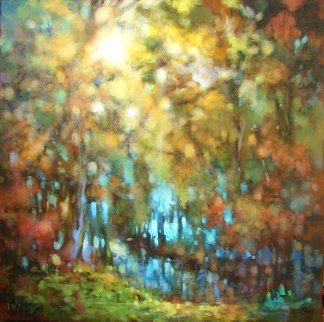 Fall Poem 2016 48x48 Super Huge Original Painting - Voytek Fall Poem 2016 48x48 Super Huge Original Painting - Voytek