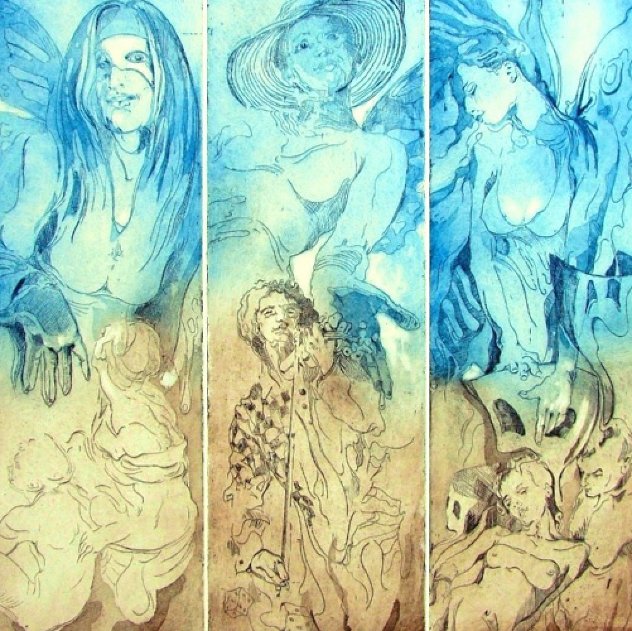 Three Muses 2013 Limited Edition Print by  Voytek