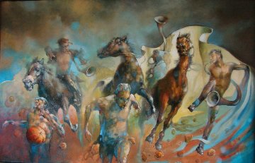 Farewell of Summer 2017 38x61 Original Painting -  Voytek