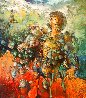 Don Quixote of 21st Century - To Go With the Flow 2017 46x40 Original Painting by Voytek - 0 Don Quixote of 21st Century - To Go With the Flow 2017 46x40 Original Painting by Voytek - 0