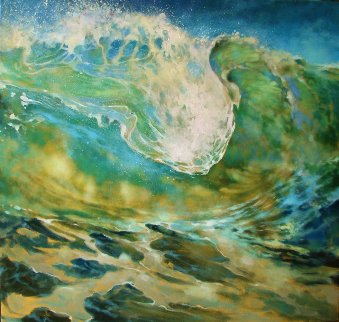 Collision With Light 2017 42x44 Super Huge Original Painting - Voytek Collision With Light 2017 42x44 Super Huge Original Painting - Voytek