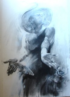 Four Seasons - Lady Spring 2018 44x31 Huge Works on Paper (not prints) - Voytek Four Seasons - Lady Spring 2018 44x31 Huge Works on Paper (not prints) - Voytek